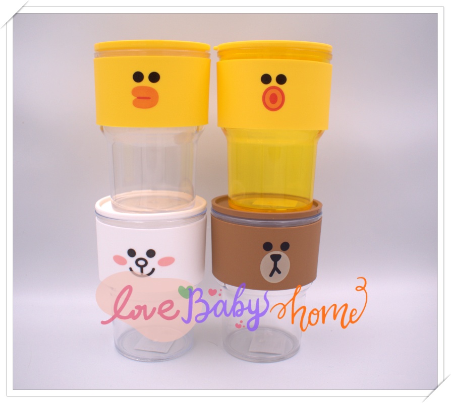 Café Amazon x LineMan แก้วน้ำ Line FRIENDS คาเฟ่อเมซอน