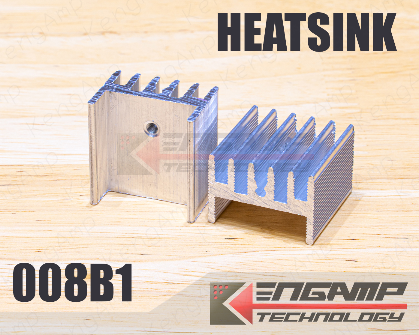 (มีตัวเลือก) [SINK] HeatSink 008B1 ขนาดเล็ก สำหรับยึด TR ตัวถัง TO-220