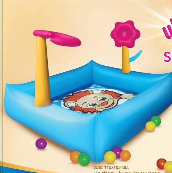 สระน้ำเป่าลม บ่อบอล Summer fun park สินค้าไม่มีกล่อง แต่สภาพใหม่มือ 1 จ้า