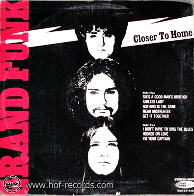 Grand Funk Railroad - Closer To Home 1lp