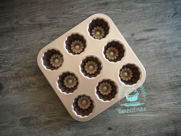 พิมพ์ขนม Canele 9 ช่อง (non-stick)