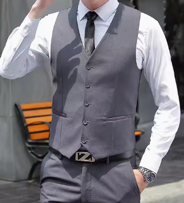 ชุดกั๊กสูท กางเกง XS - oversize ใหญ่ เข็มขัดหลัง เข้ารูป กระดุม5เม็ด แถมโบว์ สี ดำ น้ำเงิน เทาเข้ม เทาอ่อน น้ำตาล Size No.33 35 37 39 41 43 45 46 47 สำเนา