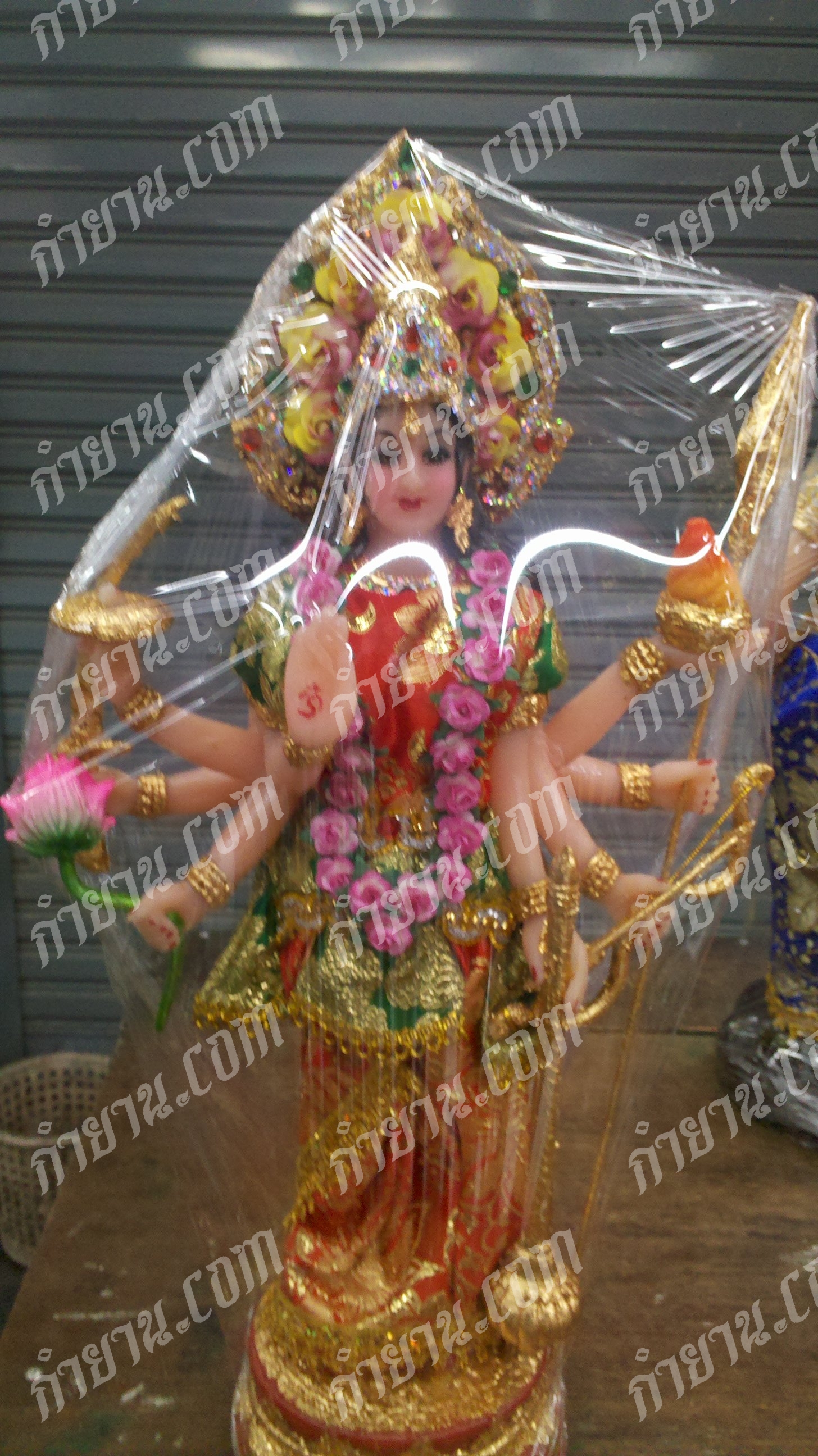 พระแม่อุมาเทวี ยืน 8 กร 7"