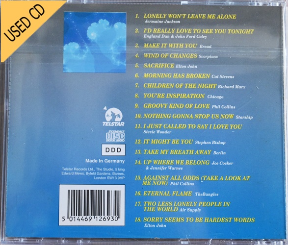 USED CD Romantic Love Songs Vol. 1