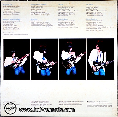 Jeff Beck - Wired 1976 1lp