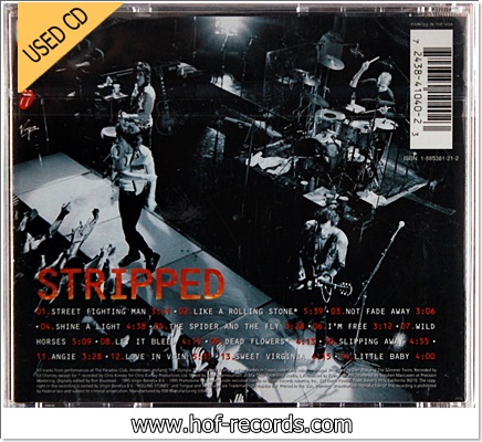 Rolling Stones - Stripped (USA) Used Cd VG++