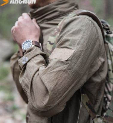 เสื้อคลุมแจ็คเก็ต All weather proof พร้อมหมวกมีฮู้ด hood ผ้าร่ม กันลม กันเปื้อน กันแดด Nylon No.41 43 45 47 49 51 เขียว กากี เทา น้ำเงิน