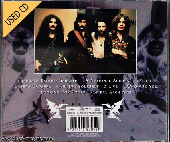 Used CD Black Sabbath - Black Sabbath