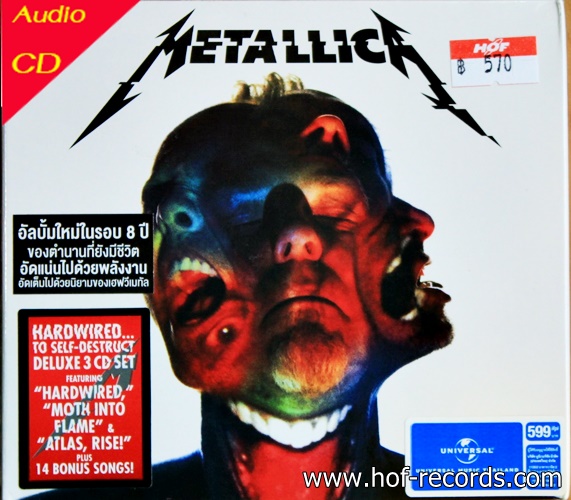 CD Metallica - to self -destruct ( 3 CD 14 Bonus Songs )