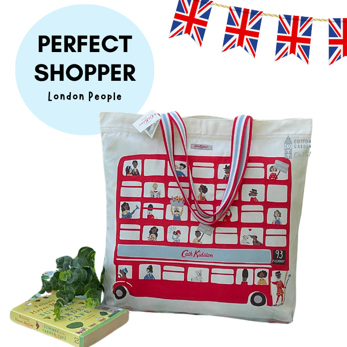 🇬🇧ใบใหญ่ กระเป๋าช้อปปิ้งลดโลกร้อน รุ่น Perfect Shopper London People