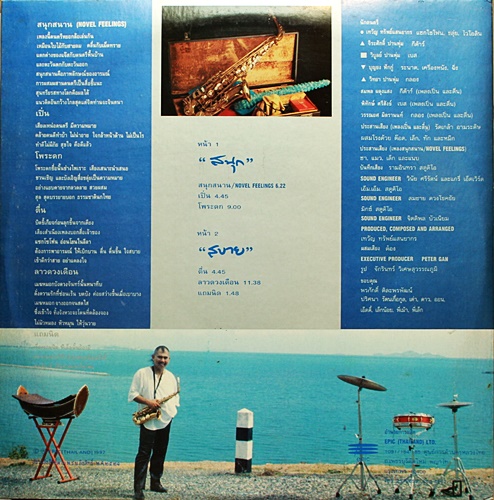 LP เทวัญ ทรัพย์แสนยากร - Novel Jazz ปกVG++ แผ่น NM