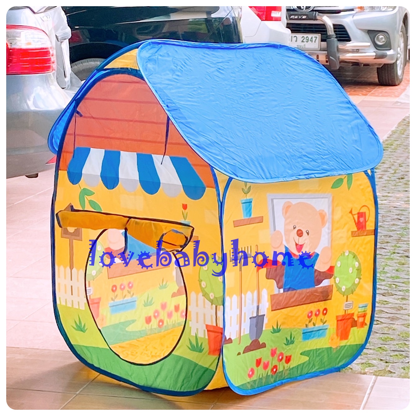 เต๊นท์ Tent เต๊นท์พี่หมี ขนาด 75 x 75 x 110 cm เต๊นท์เด็ก