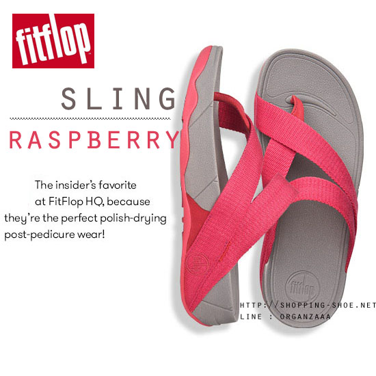 Fitflop Sling Webbing Raspberry ของแท้ นำเข้าจาก USA และ UK