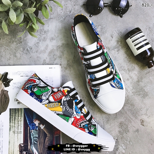 Canvas shoes ใส่ได้กับทุกสไตล์ หลายสี