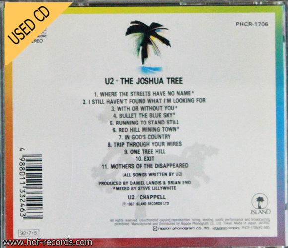 Used CD U2 - The Joshua Tree