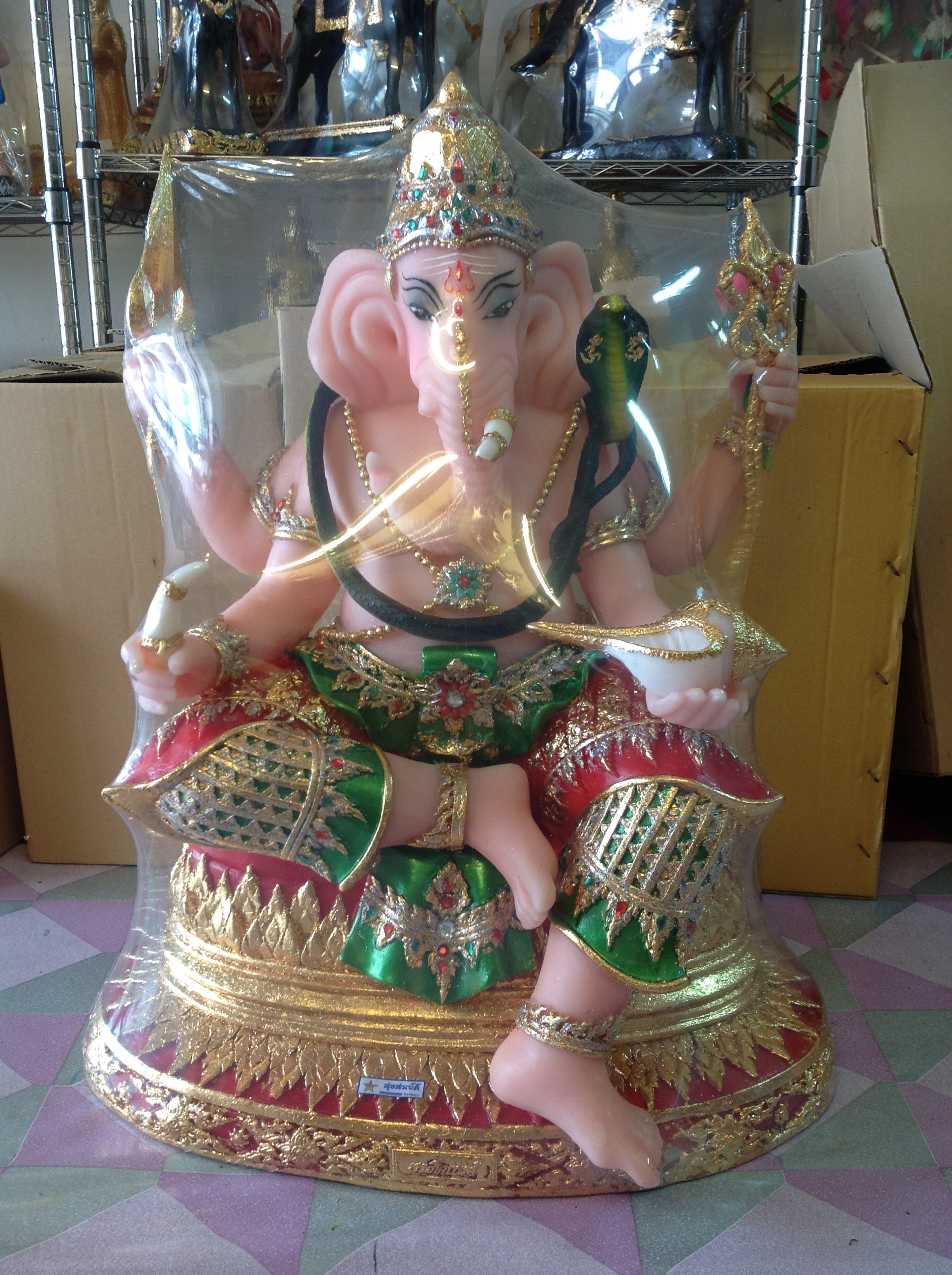 พระพิฆเนศนั่ง 12"