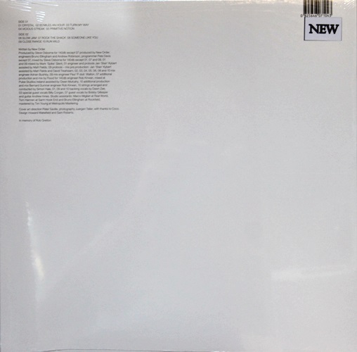 New Order - Get Ready 1Lp New