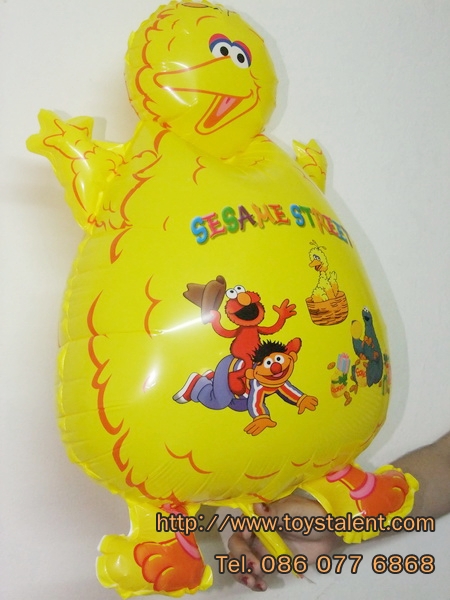 ลูกโป่งฟลอย์การ์ตูน Big Bird - Big Bird Foil Balloon / Item No. TL-B023