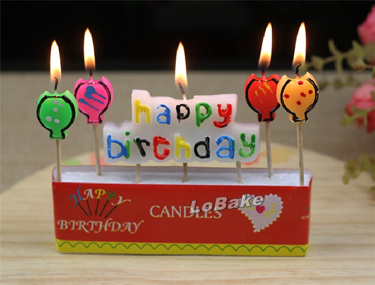 เทียนวันเกิด Happy Birthday ลูกโป่ง / Item No.TL-N002