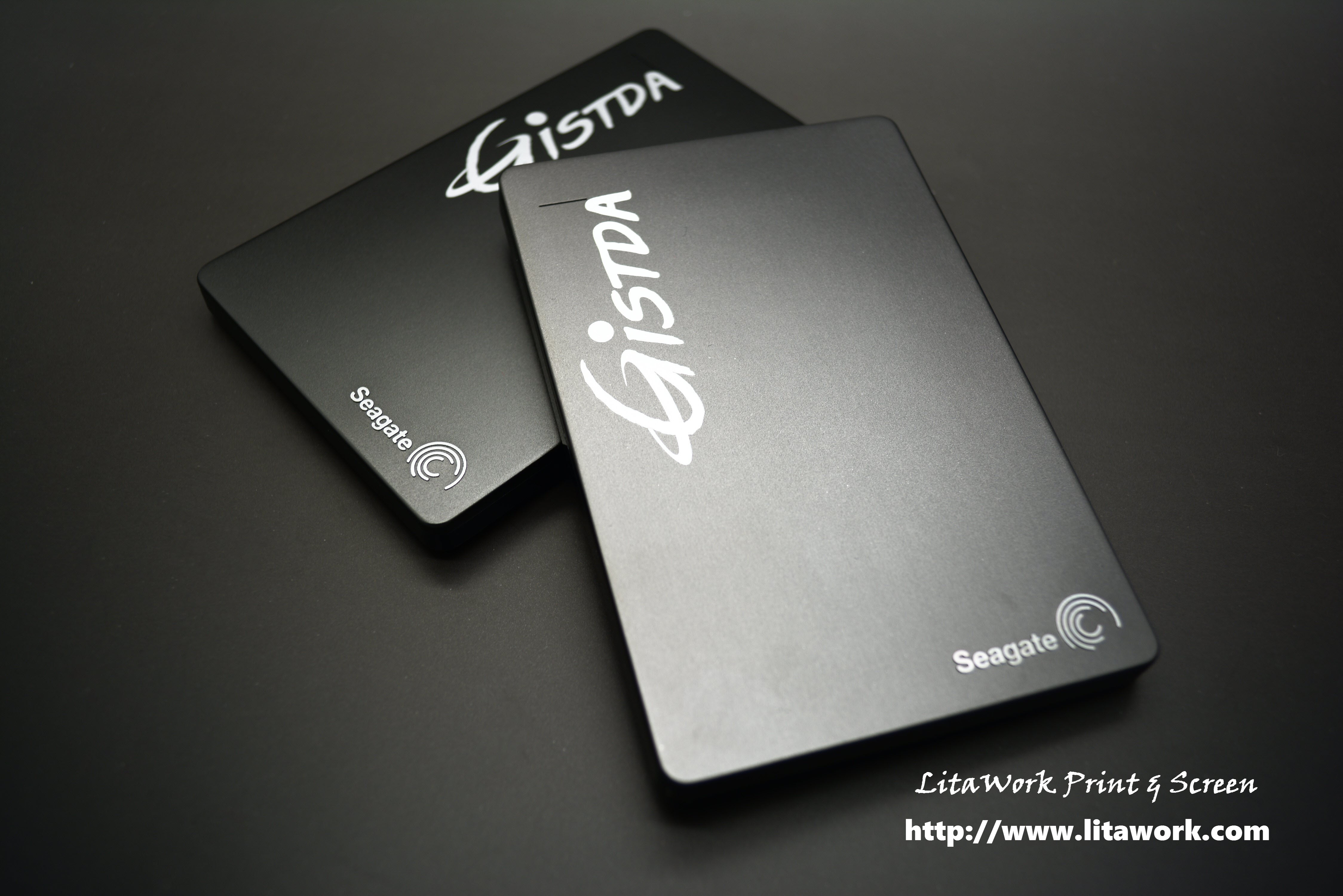 สกรีนเหล็ก External Hardisk Seagate