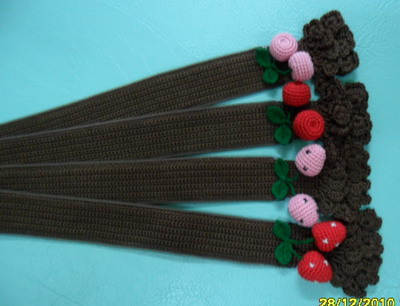 ไหมถักหุ้มหูกระเป๋า LV neverfull