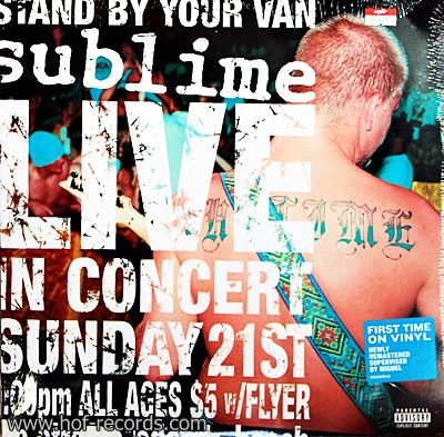 Sublime - Stand By Your Van 1Lp N.