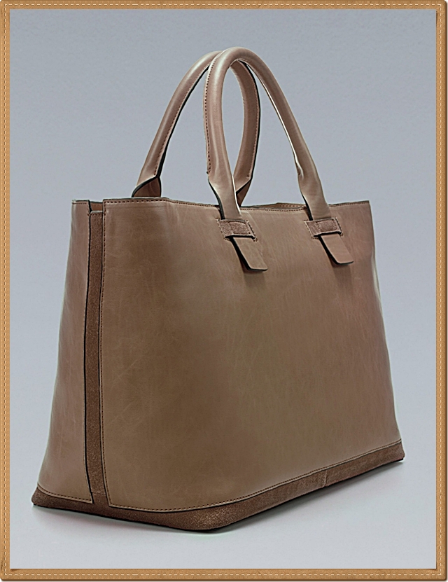 Zara - กระเป๋าสะพาย สีเทา