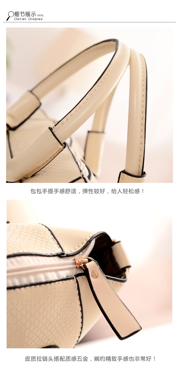 กระเป๋าแฟชั่น ดีไซน์สวยเรียบหรู สีขาว คลาสสิค แบบยอดนิยม เหมาะกับทุกโอกาส สามารถถือและสะพายได้ทั้งสองแบบ ((โปรโมชั่นส่งฟรี))