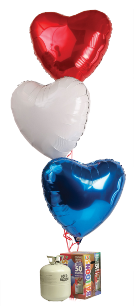 ลูกโป่งฟลอย์รูปหัวใจ สีฟ้า ไซส์กลาง 24 นิ้ว - Heart Shape Balloon 24" Blue Color / Item No.TL-G016