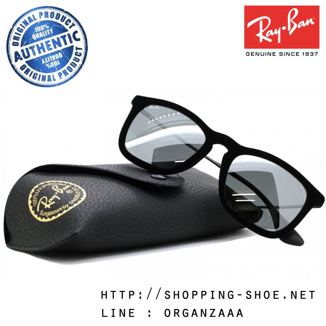 RayBan - RB4187 6075/6G Chris Velvet Black, 54 mm.