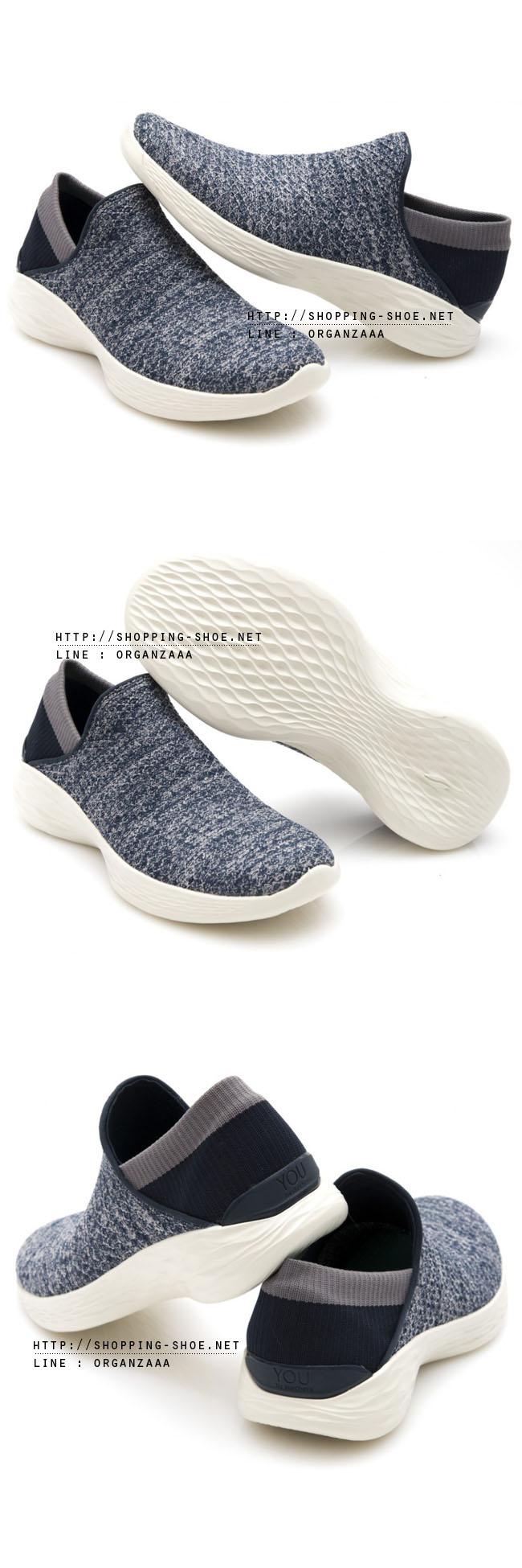 You by Skechers - Navy ของแท้ นำเข้าจาก USA และ UK