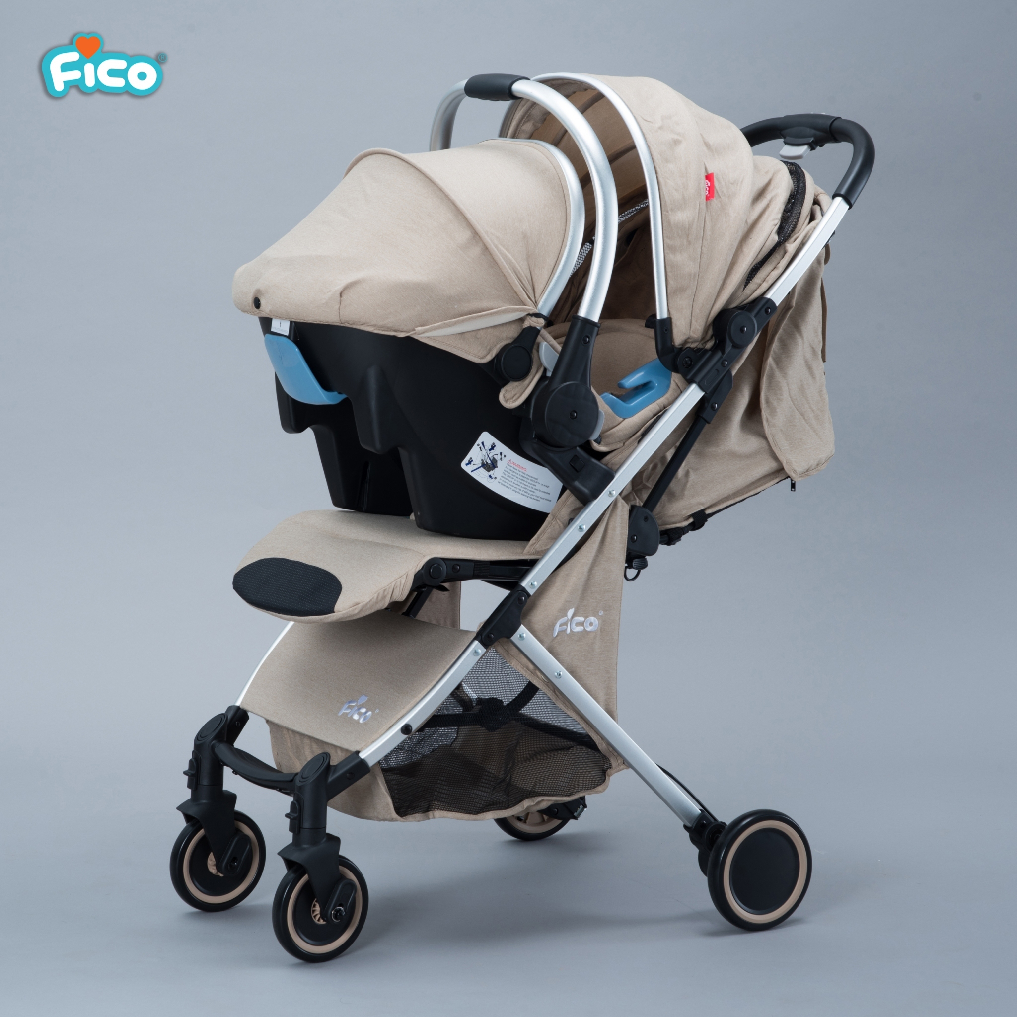 New Arrival. รถเข็นเด็ก + กระเช้าคาร์ซีท Fico รุ่น OHIO 4 in 1 พกพาสะดวก พับเก็บง่าย เก็บได้ในมือเดียว ที่กันตกสามารถถอดเข้าถอดออกได้ ที่วางขาปรับสูง-ต่ำได้ 3 ระดับ ล้อหน้าหมุนได้ 360 องศา พร้องโช้ครับแรงกันกระแทก กระเช้าคาร์ซีทเบาะรองนั่งสะดวกสบาย ป้องกันแรงกระแทกได้ดี เซ็ตเดียวจบครบทุกความต้องการ กับโปรใหม่ จากราคาปกติ 10,500 บาท เหลือเพียง 6,900 บาทเท่านั้น สนใจทัก Inbox ด่วนเลยจ้า