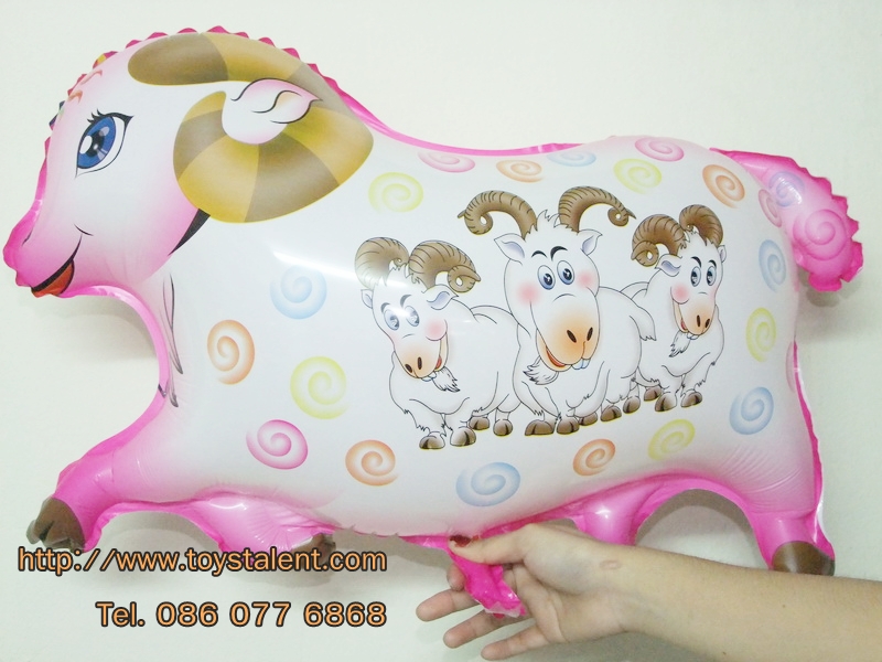 ลูกโป่งฟลอย์ แพะ - Goat Foil Balloon / Item No. TL-B025