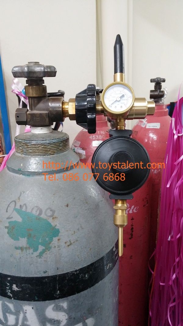 รุ่นใหม่! หัวจ่ายก๊าซฮีเลียม Nozzle Combo แบบ 2 หัว สำหรับถังเหล็กรีฟิว