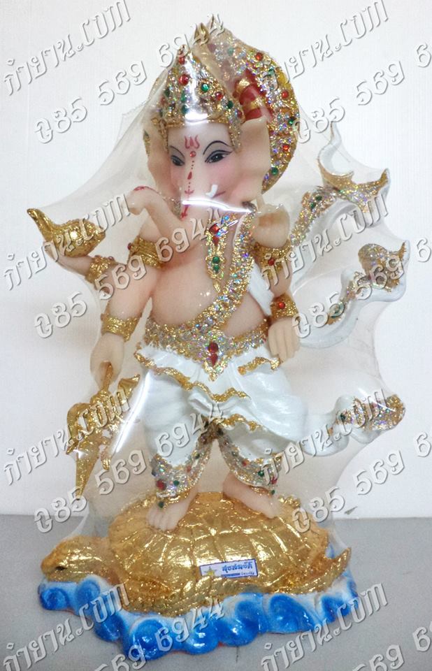พระพิฆเนศ ทรงเต่า สูง 45 cm กว้าง 25 cm