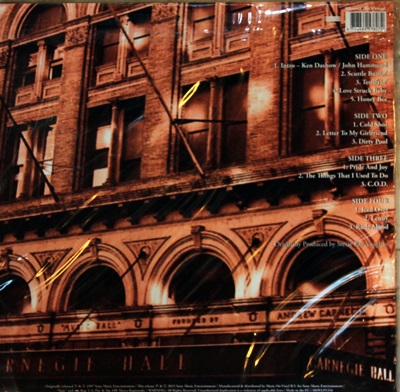 Stevie Ray Vaughan - " Live At Carnegie Hall 2Lp N.