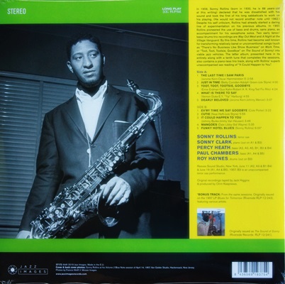 Sonny Rollins - The Sound Of Sonny 1Lp N.