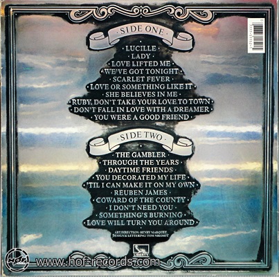 Kenny Rogers -Twenty Greatest Hits 1lp