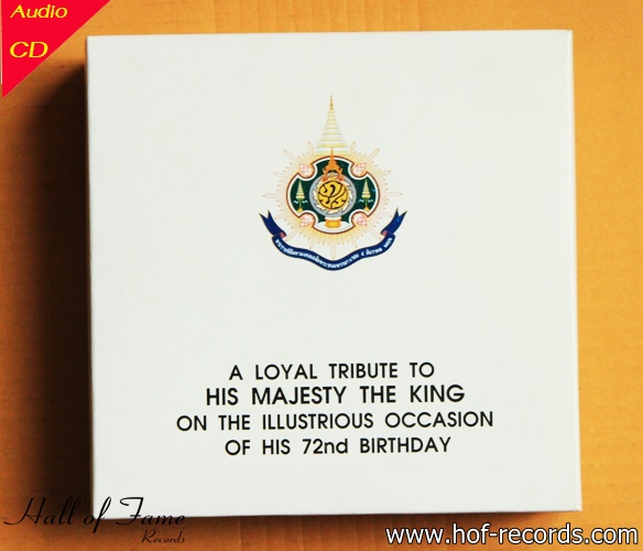 Box set กล่องไม้ CD A Royal Tribute to his Majesty the King on the illustrious occasion on his 72 Birthday ควบคุมวงโดย Joe Beck ( 24 bit *Audiohhile Gold Dise )