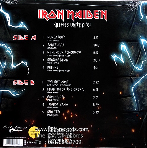 Iron Maiden - Killers United '81 1Lp N.