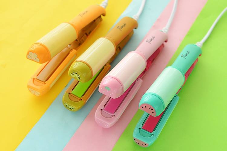 เครื่องหนีบผม/ลอน ลายผลไม้