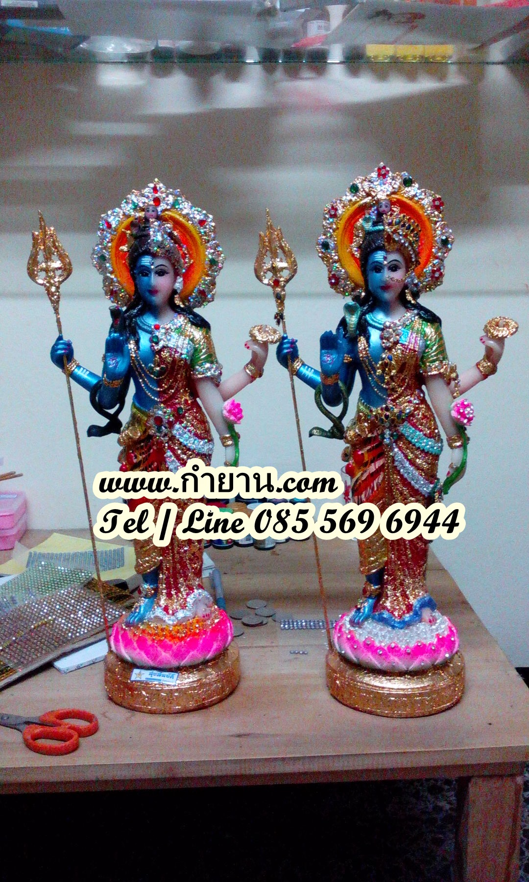 ศิวะราตรี หน้าตัก 7" (พระอรรถนารีศวร)