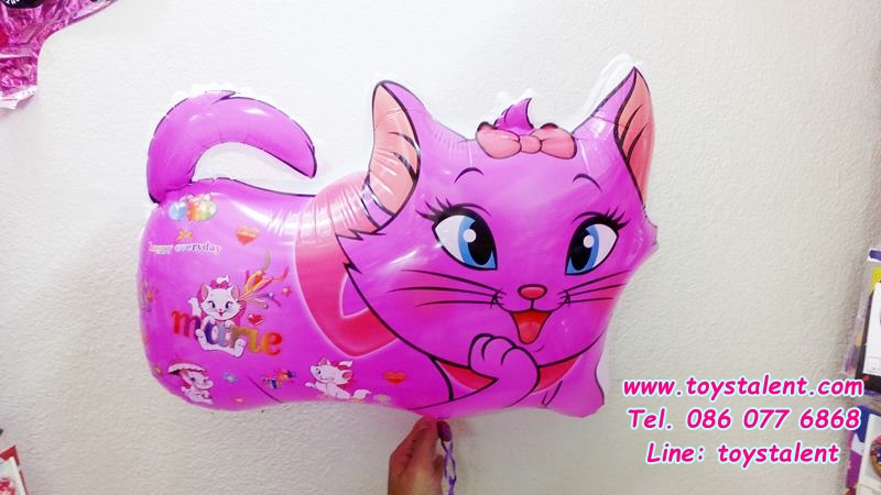 ลูกโป่งฟลอย์การ์ตูน แมว Marie มี 2 สีกรุณาระบุสีที่ต้องการ - Marie Cat Cartoon Foil Balloon / Item No. TL-B020
