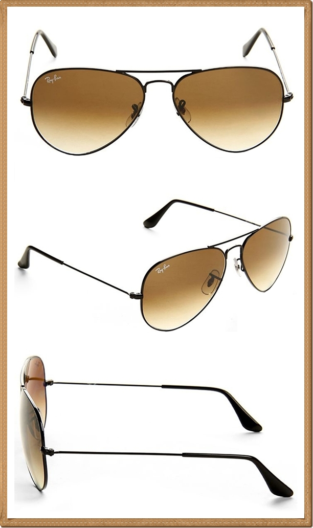 RB3025 (002/51) กรอบสีดำ เลนส์ไล่สีน้ำตาล