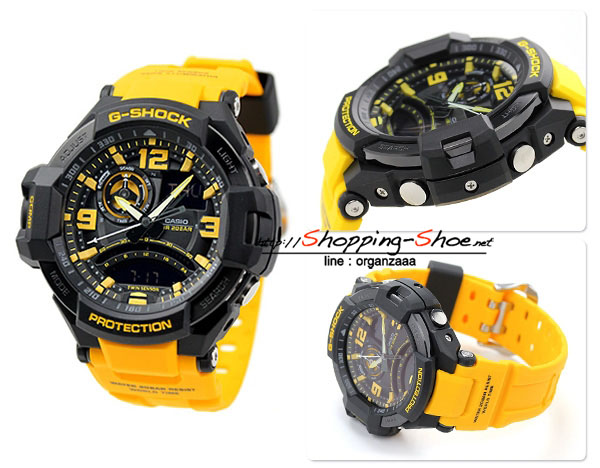 Casio G-Shock รุ่น GA-1000-9B Sky Cockpit Twin Sensor ของแท้ 100% จากญี่ปุ่น