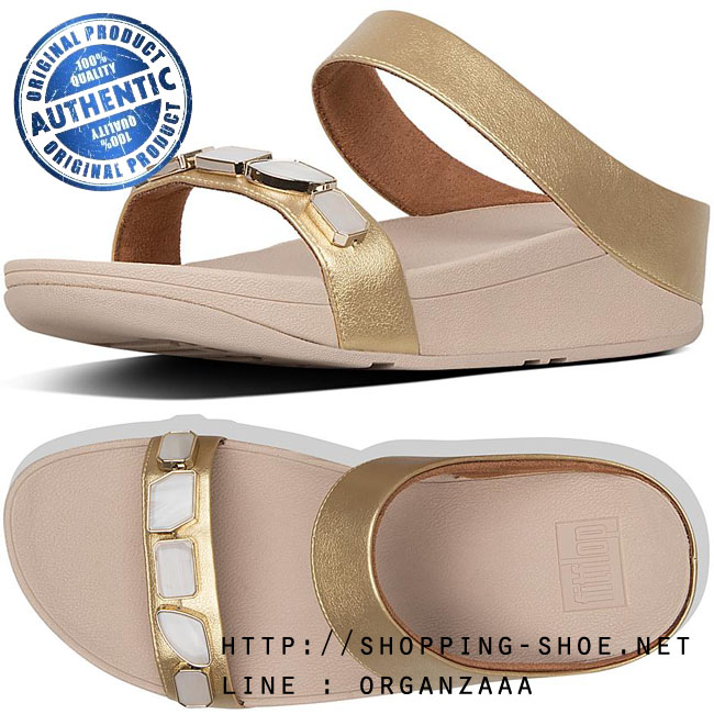 Fitflop Fino Shellstone Slide Artisan Gold ของแท้ นำเข้าจาก USA และ UK