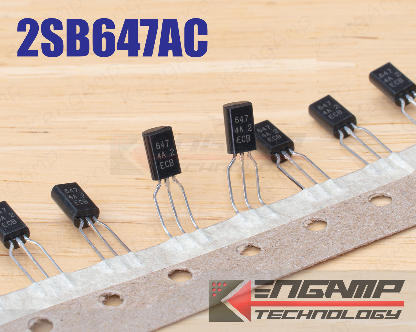 (มีตัวเลือก) [TR] 2SB647 2SD667AC HUASHAN 1A 100V 0.9W TO-92L