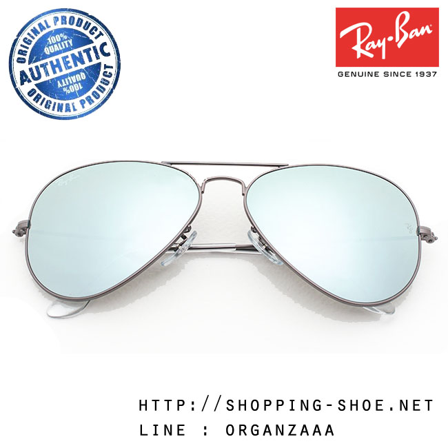 RayBan - RB3025 029/30 Aviator Silver Flash Lens, 58 mm.
