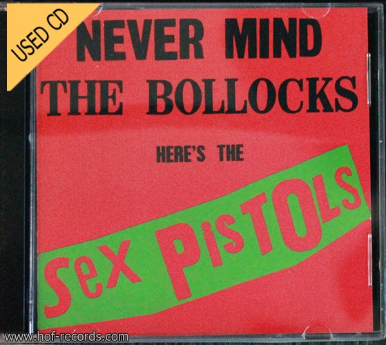 Used CD Sex Pistols - Never Mind the Bollocks here's the Sex pistols