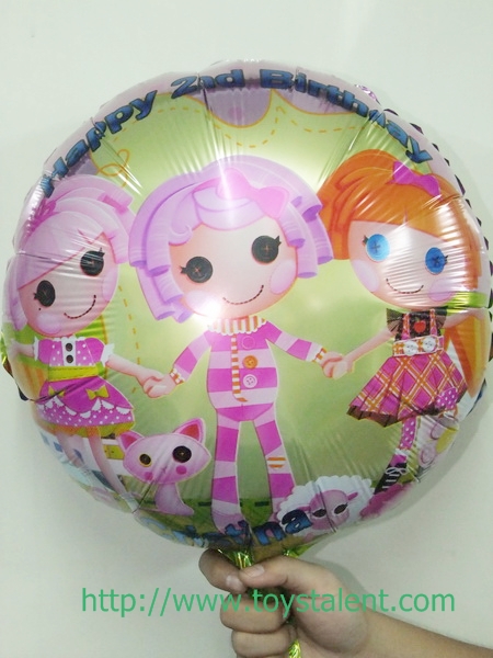 ลูกโป่งฟลอย์ Happy Birthday 2 yrs.ทรงกลม/ Item No. TL-D047 - Foil Balloon Happy Birthday 2 yrs.